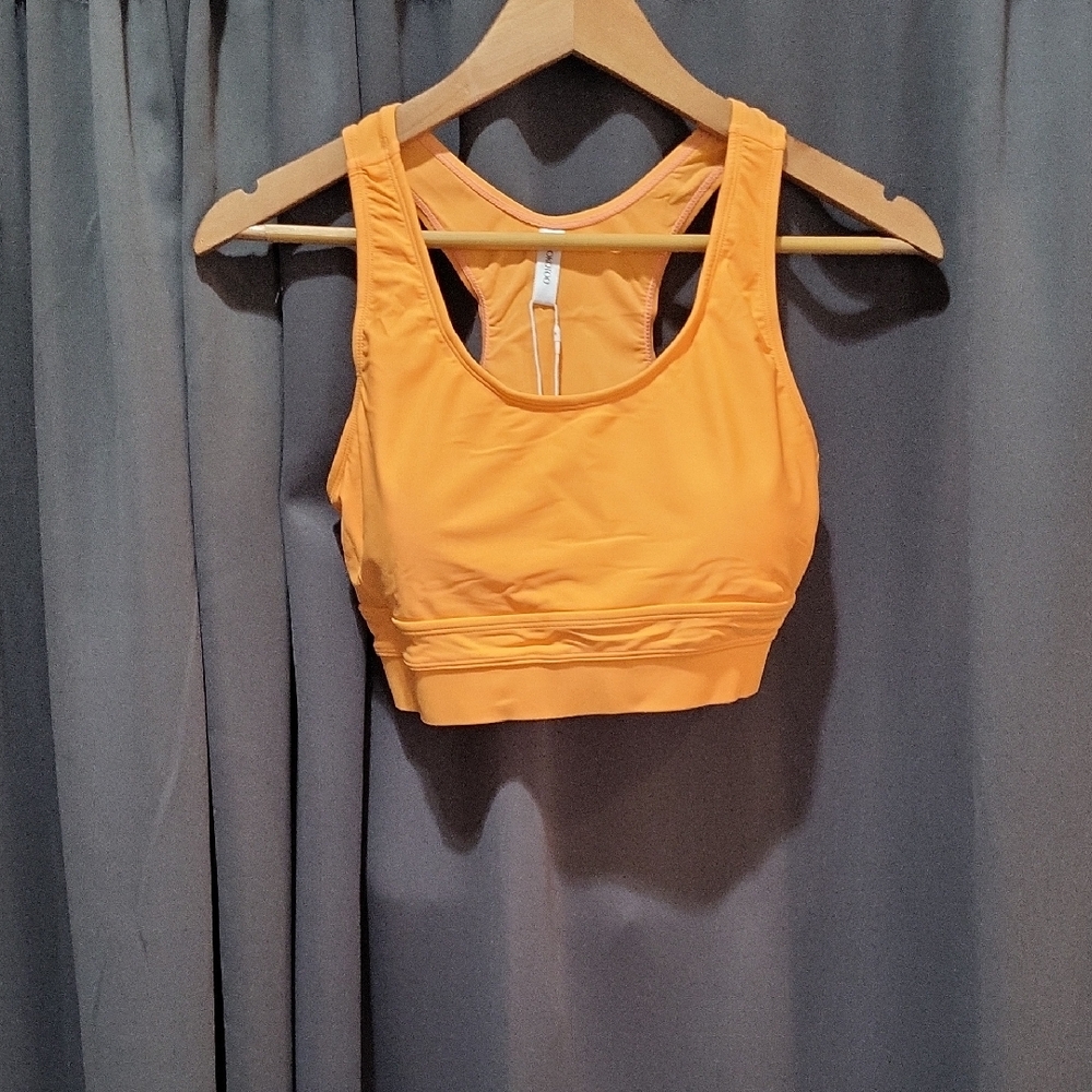 Women's Orange Sports Bra